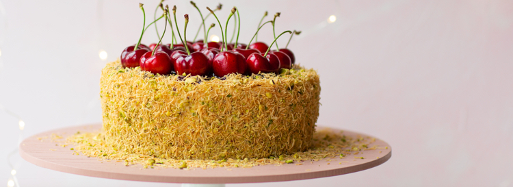 Kataifi Cherry Cheesecake