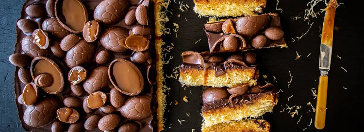 Kataifi Caramel Slice