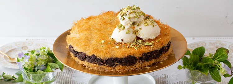 Amaretti Kataifi Cake