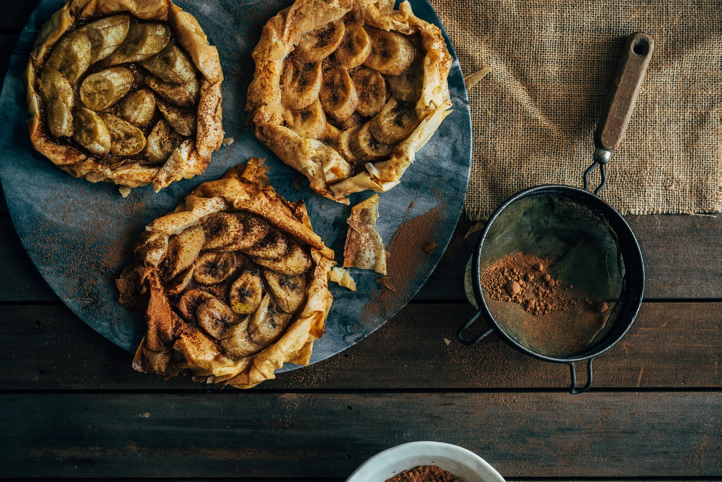Banoffee Fillo Galettes