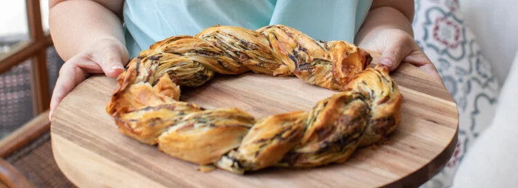 Miriam’s Spanakopita Fillo Wreath