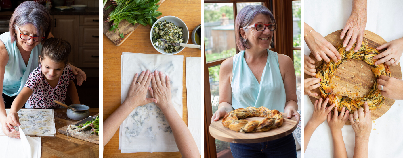 Meet Miriam, daughter of our founders, Chris and Marina. Growing up in a Fillo Pastry producing family equipped Miriam with a unique set of skills and insight into cooking with Fillo Pastry. She has become renowned amongst her family and friends for her wonderful culinary creations. Miriam's Spanakopita Wreath is a wonderful example of her culinary creativity. It's a golden, crunchy delicious masterpiece and a wonderful celebratory dish that presents beautifully for any gathering.