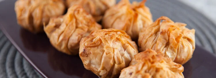 Smoked Cheese Fillo Scrunchies