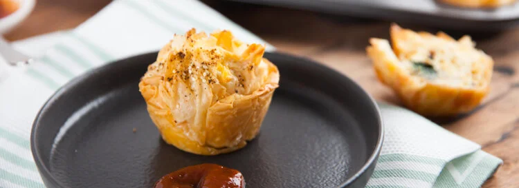 Sausage and Egg Fillo Pies