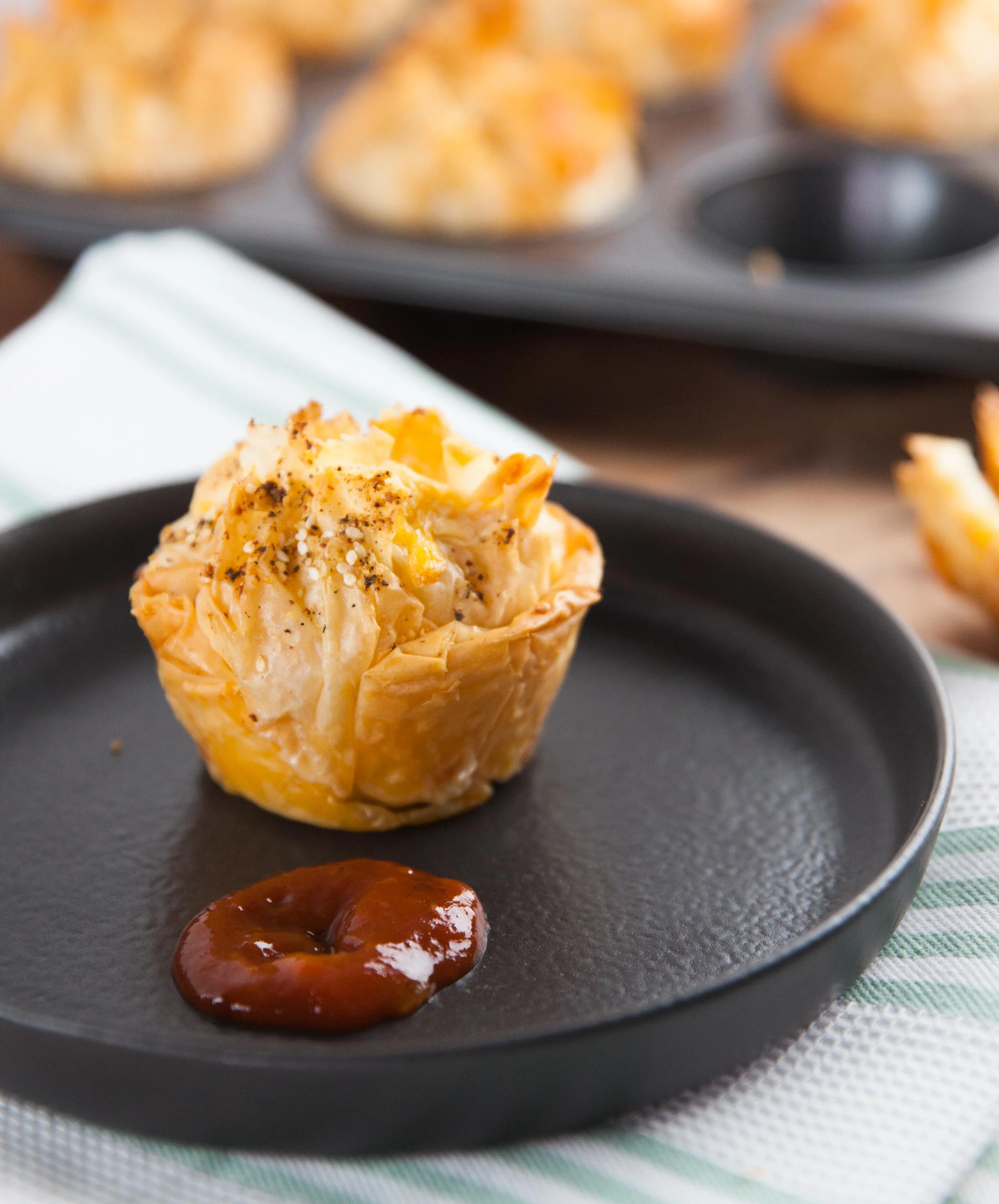 Sausage and Egg Fillo Pies