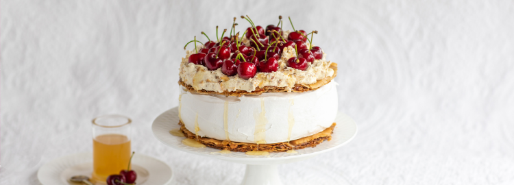 Baklava Cherry Pavlova