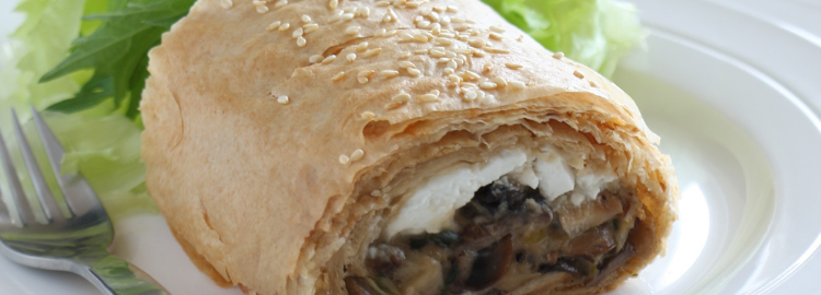 Mushroom Strudel