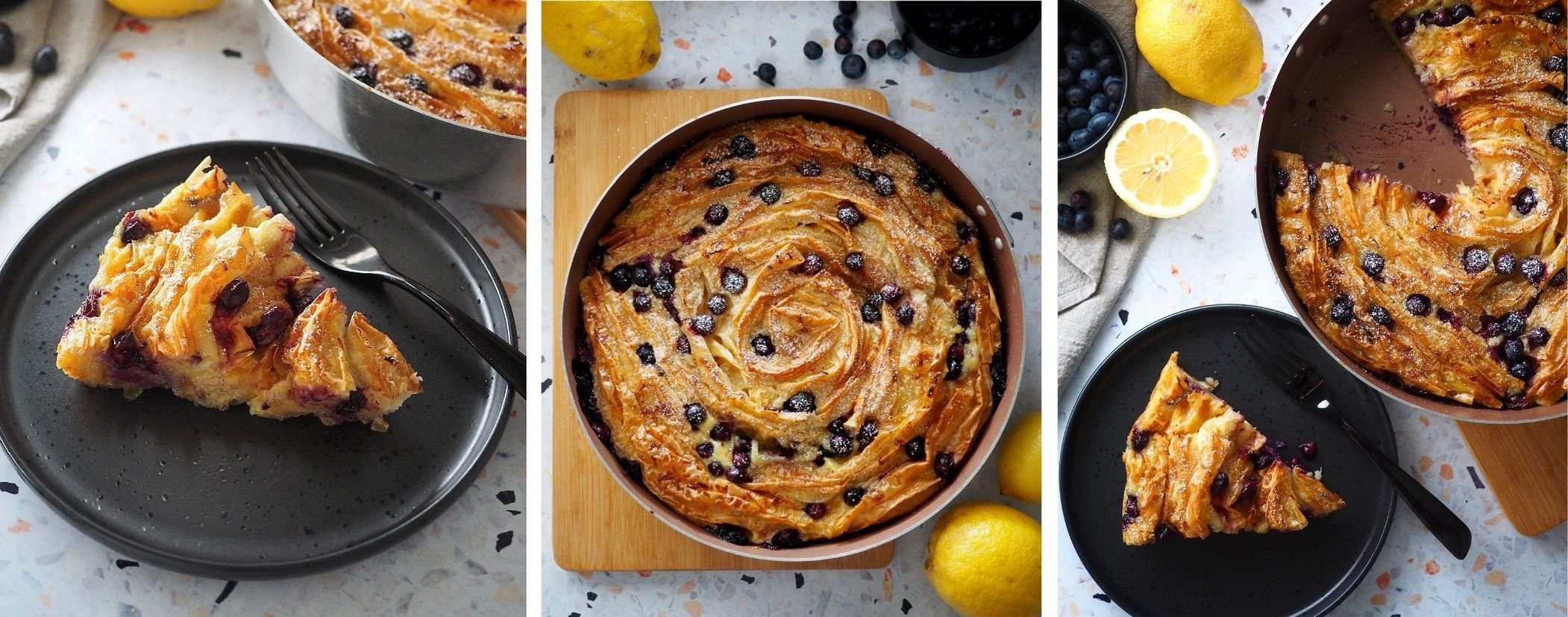 Lemon and Blueberry Soufra — Antoniou Fillo Pastry