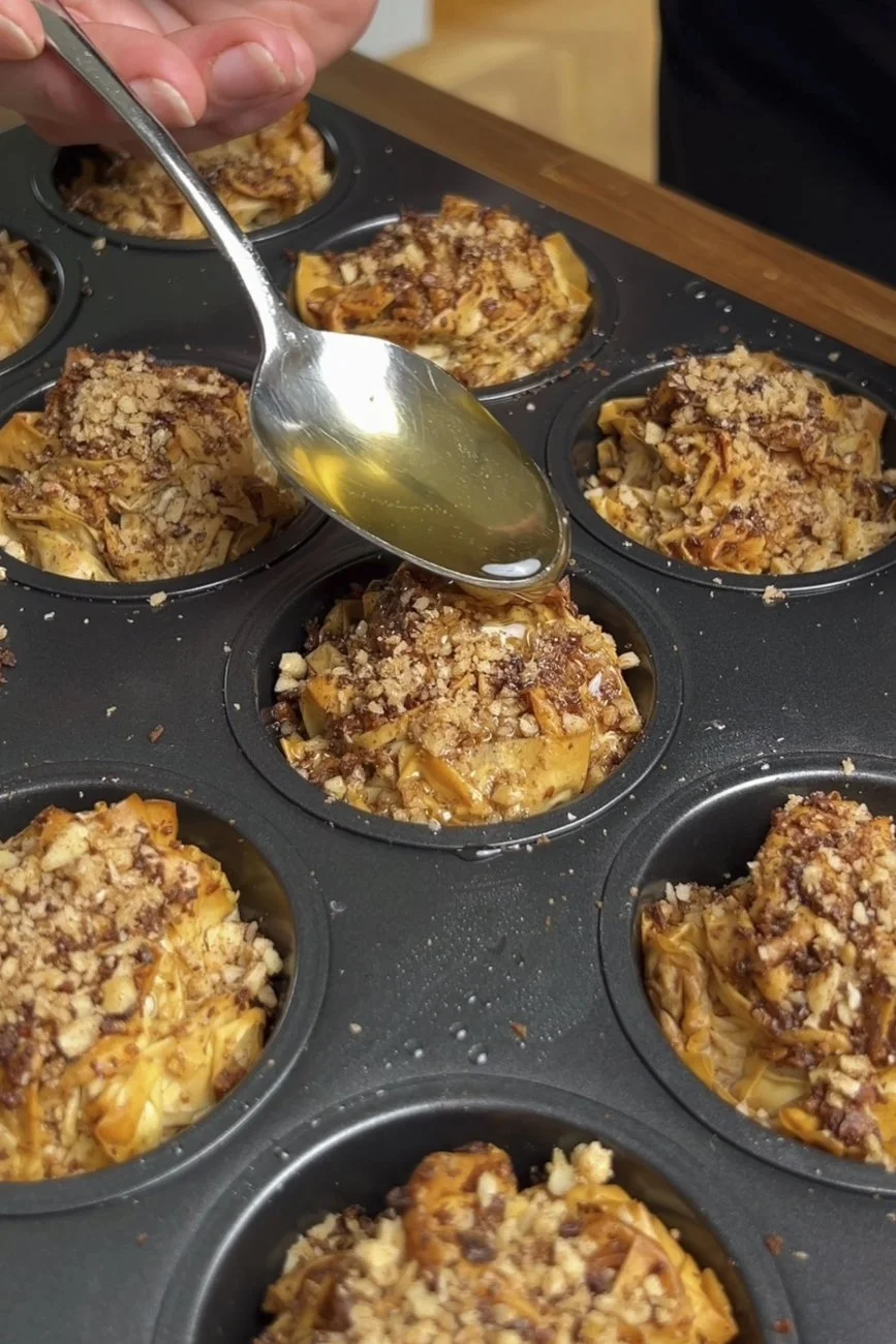 Easy Baklava Cupcakes