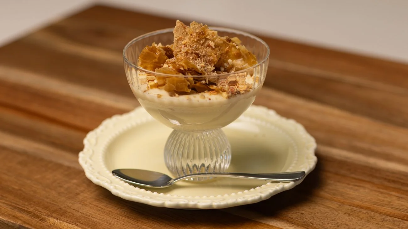 Custard and Baklava Dessert Cups
