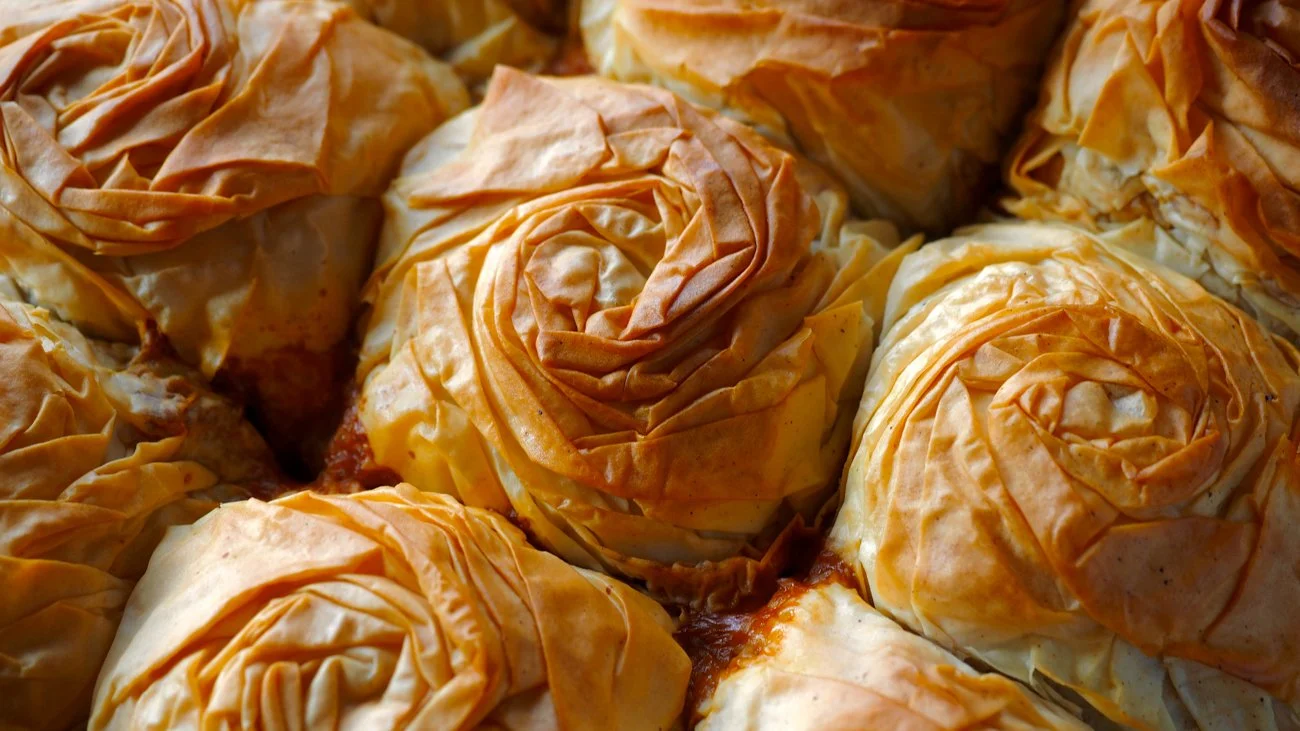 Melitzanopites Eggplant and Feta Pies