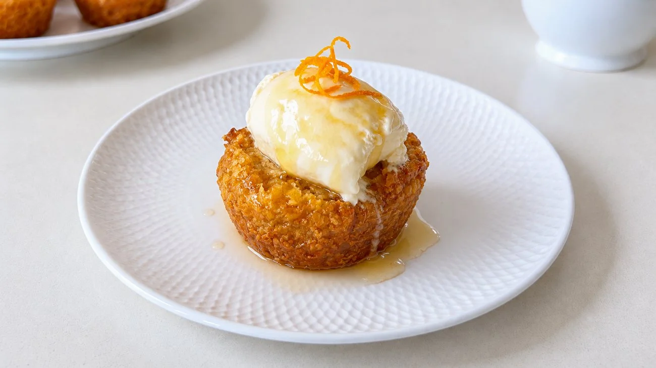 Portokalopita Cupcakes