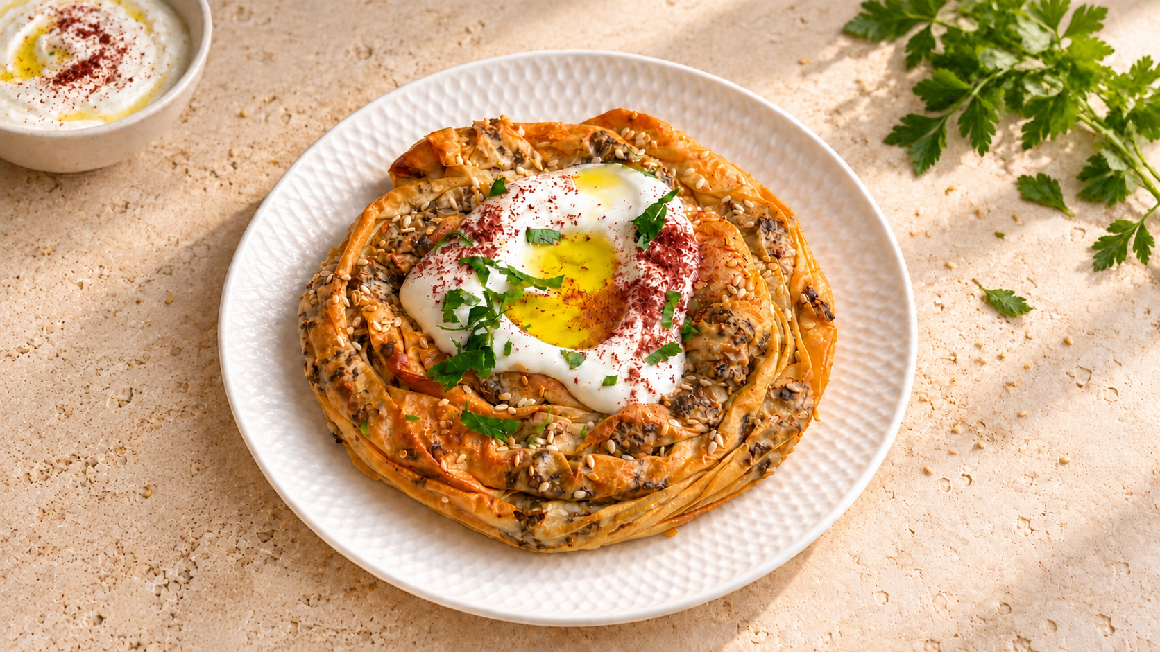 Beef Fillo Crinkle Pies