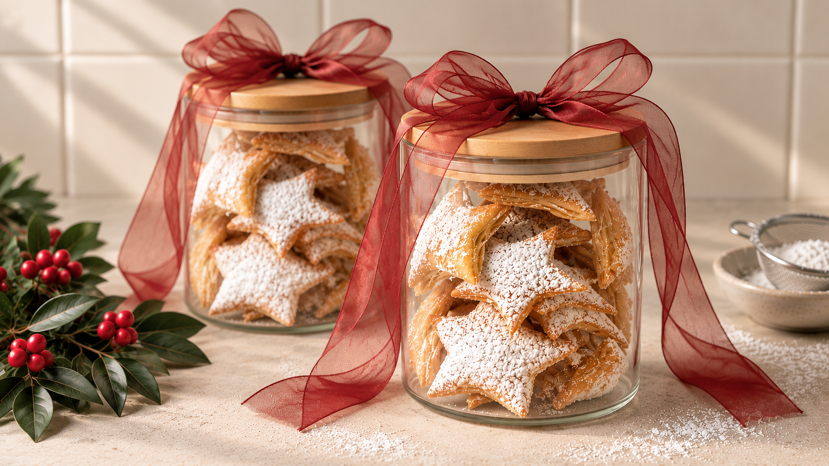 Christmas Fillo Pastry Stars