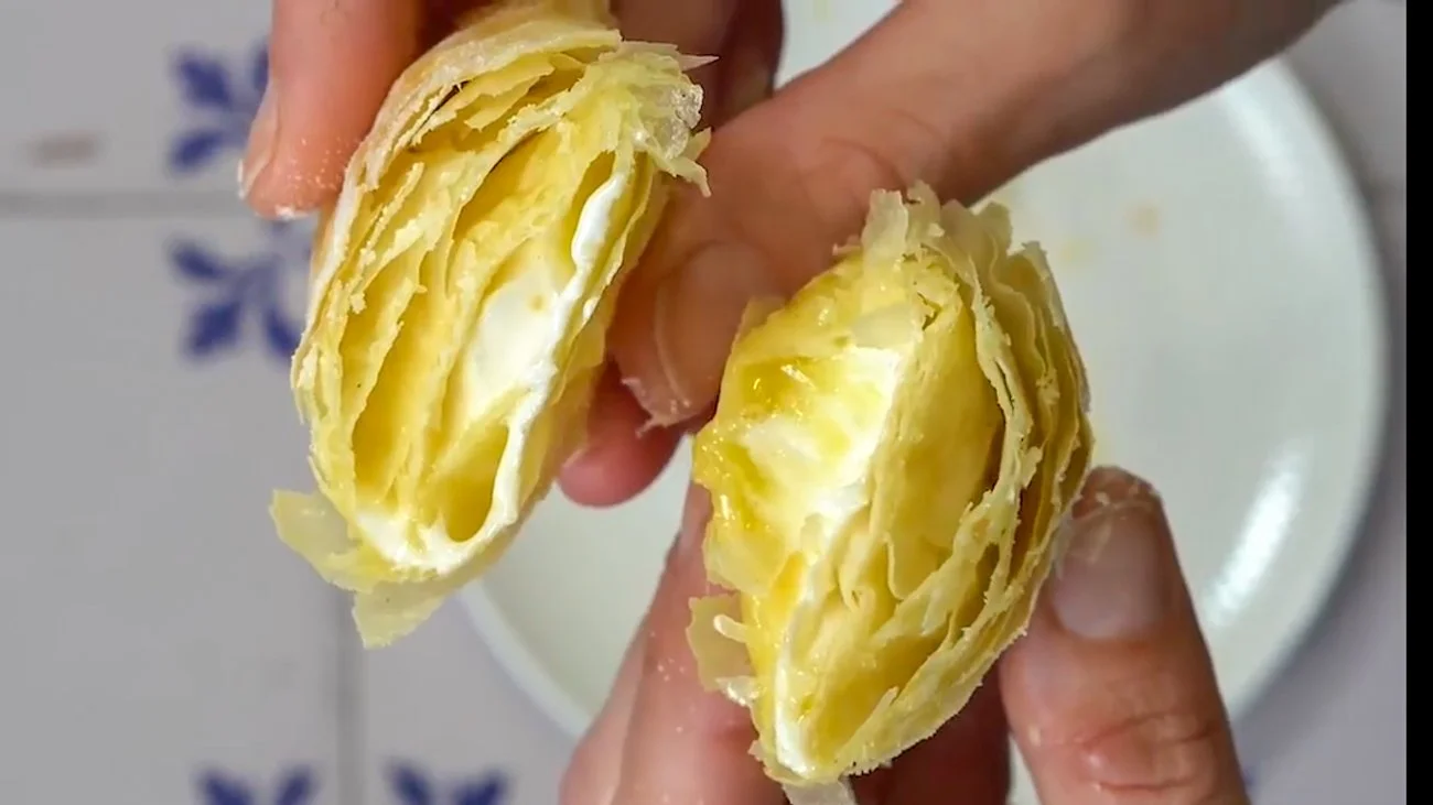 Lemon Meringue Air Fryer Rolls