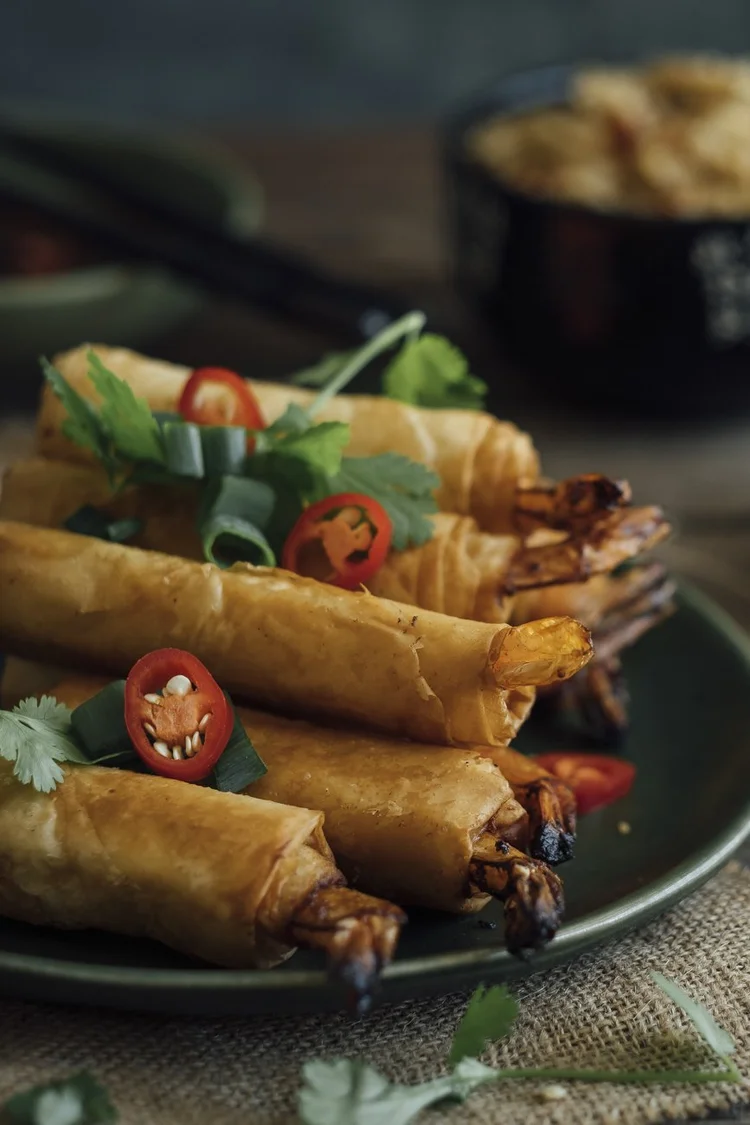 Prawn Fillo Spring Rolls — Antoniou Fillo Pastry
