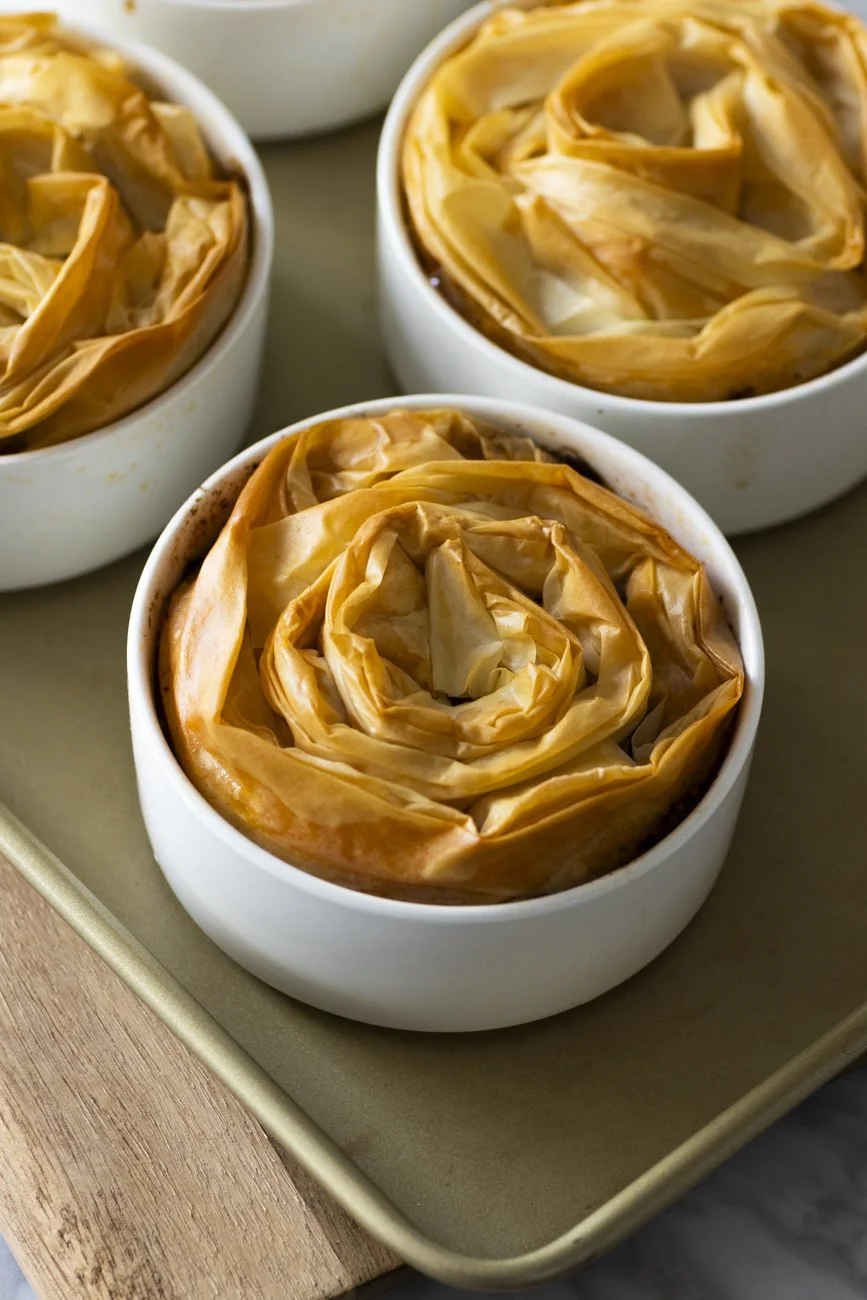 beef fillo pies recipe
