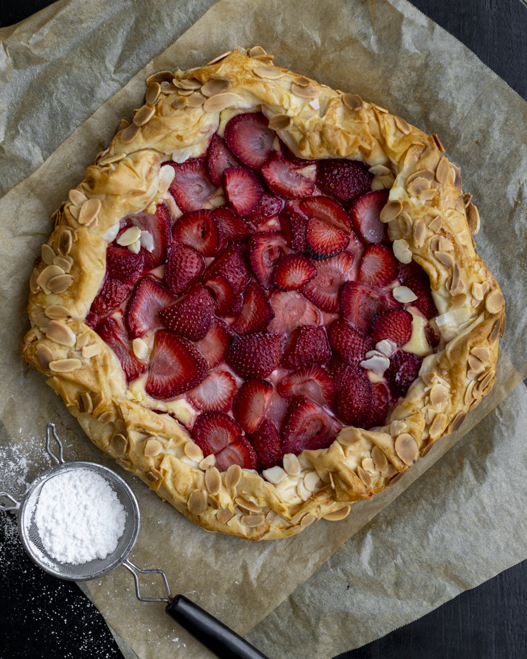 The BEST The Best Strawberry Galette - Spatula Desserts