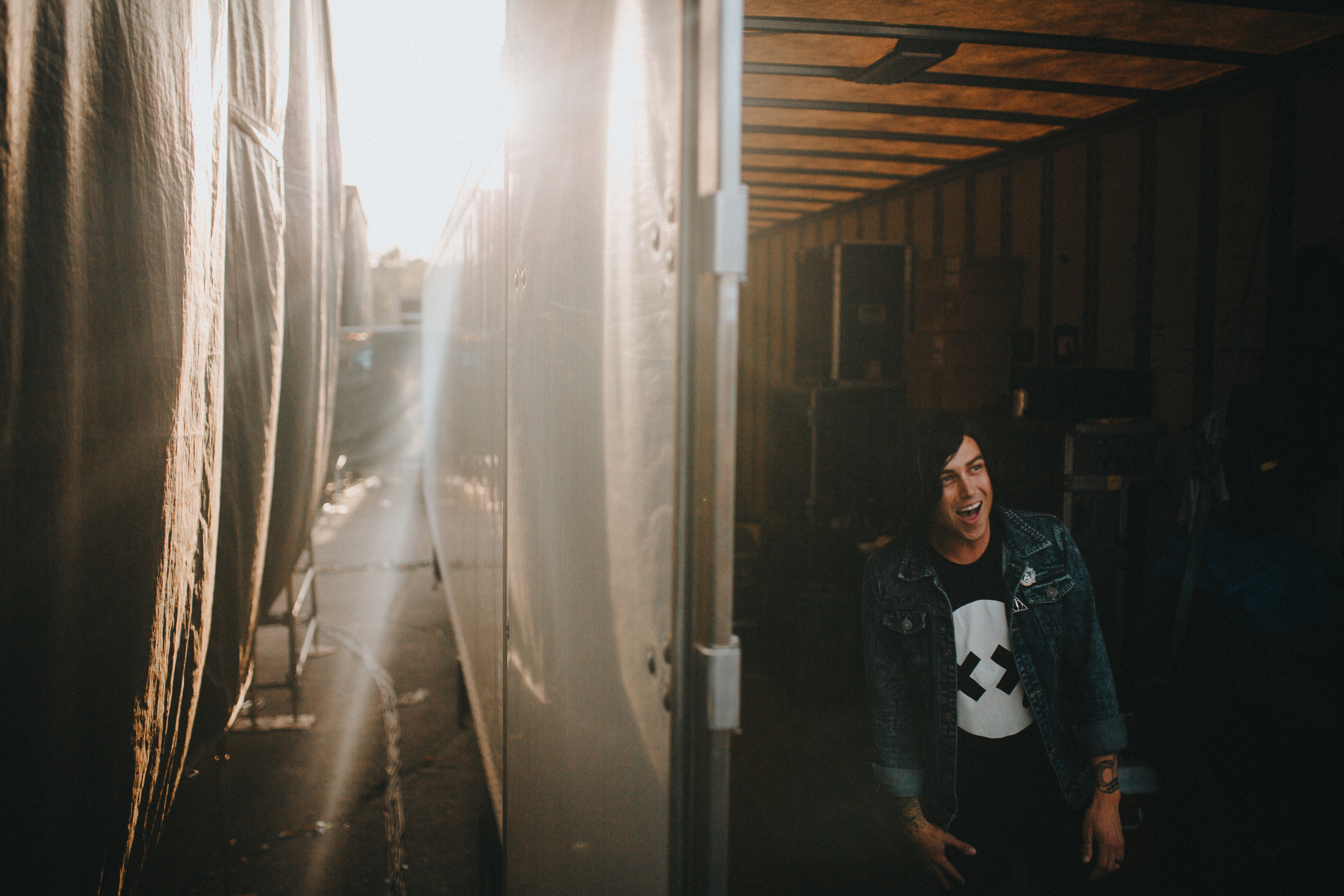   Darien Center, NY.&nbsp; I enjoy watching Kellin warmup. It goes from incredible vocal runs to singing along to whoever's playing before us to just hanging out.  A genuinely fun person to be around.&nbsp;  