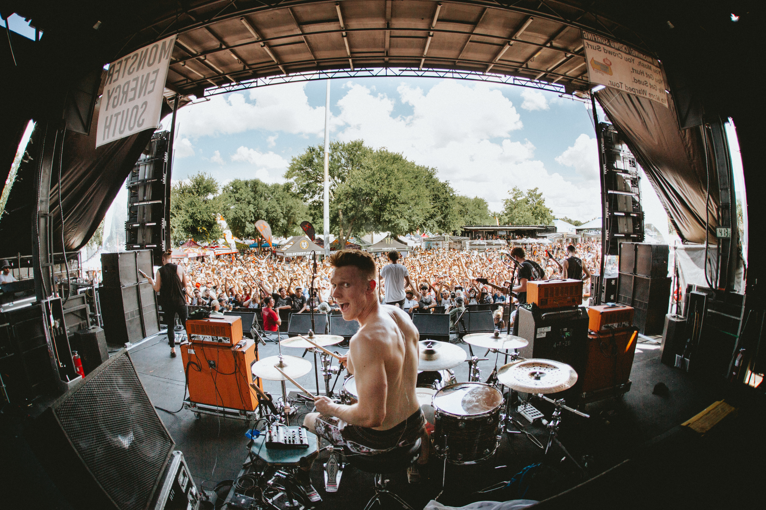    Dallas, TX.  This was the first day of Warped Tour and first set I shot with my boys in  Oceans Ate Alaska.&nbsp; T  hey're incredible  