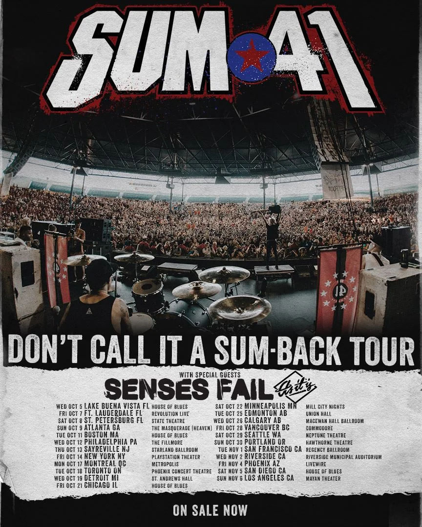 Sum 41 fall tour