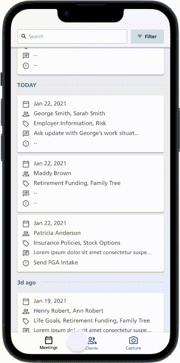 Review CRM information