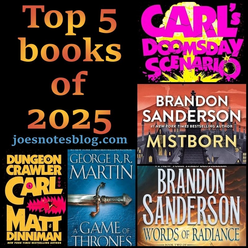 Top 5 Books of 2025