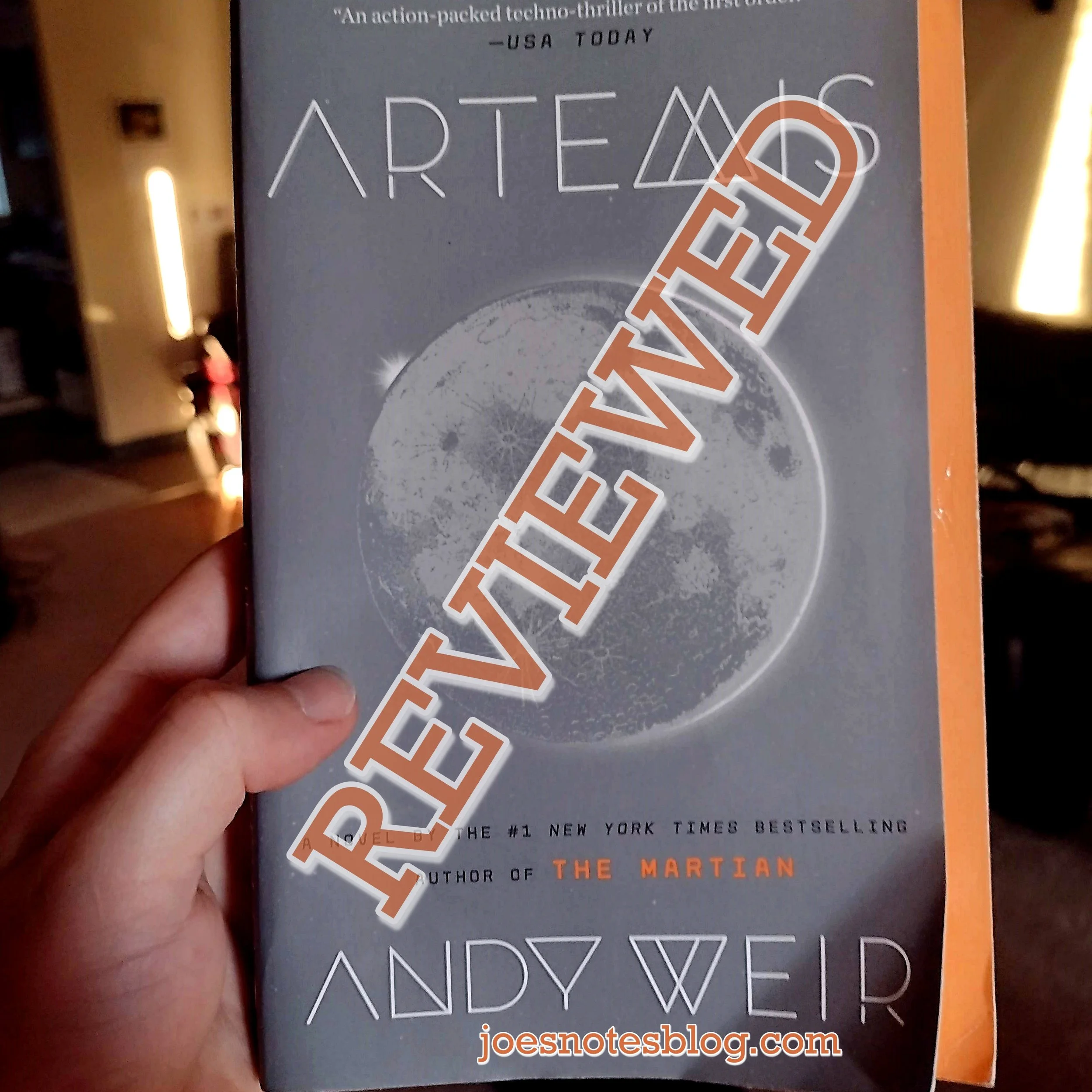 Book Review: Artemis by Andy Weir — Joe's Notes