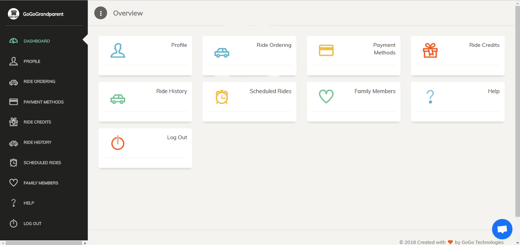 Request Rides, Change Profile Info On Online Dashboard u2014 GoGo 