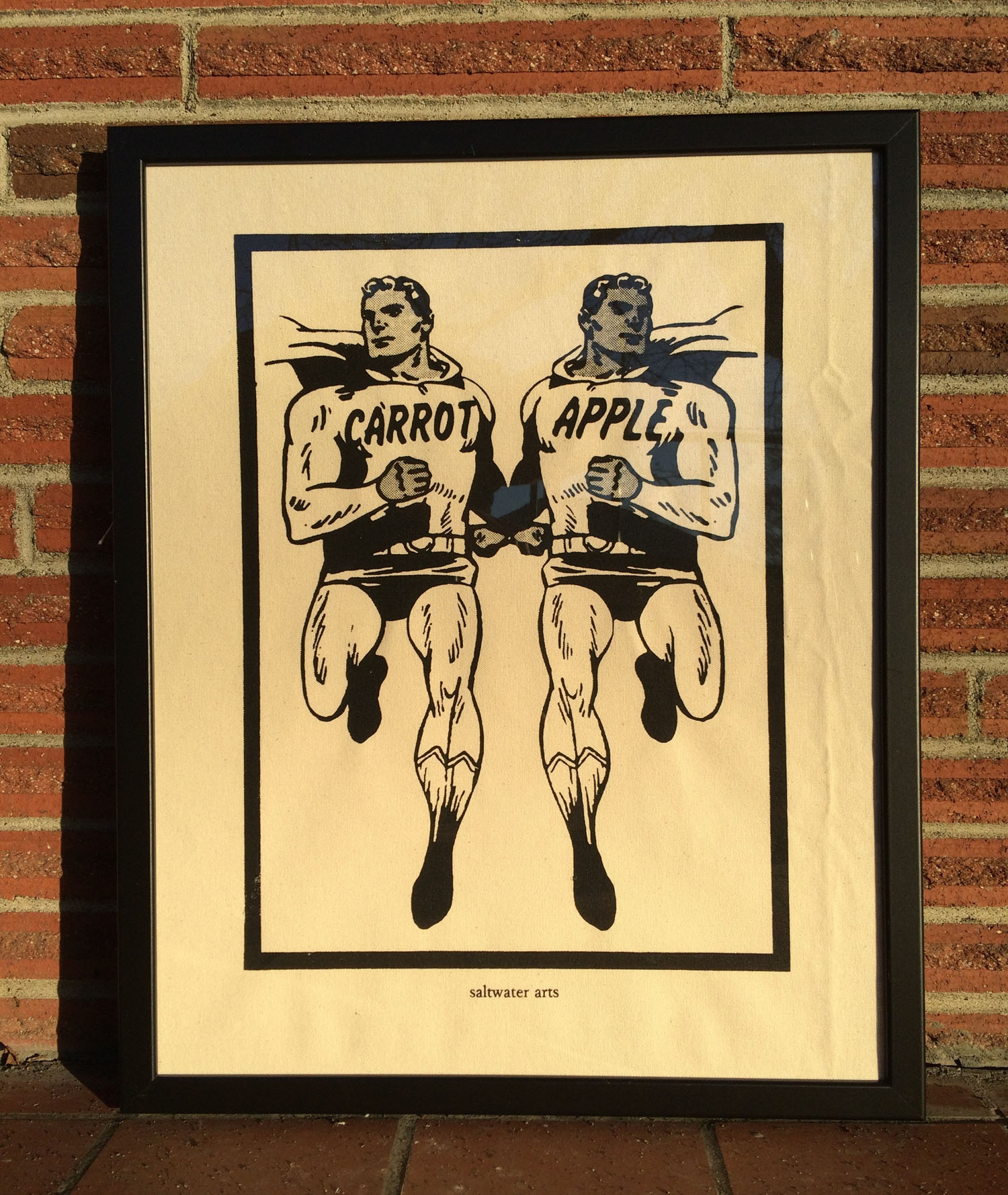 Carrot/ Apple - Canvas Print