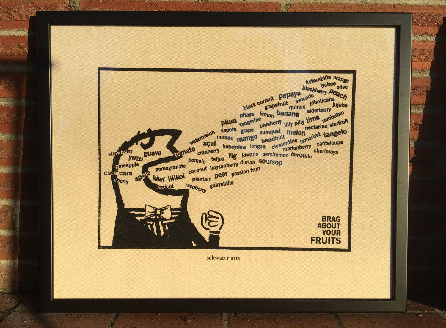 Brag About Your Fruits - Canvas Print