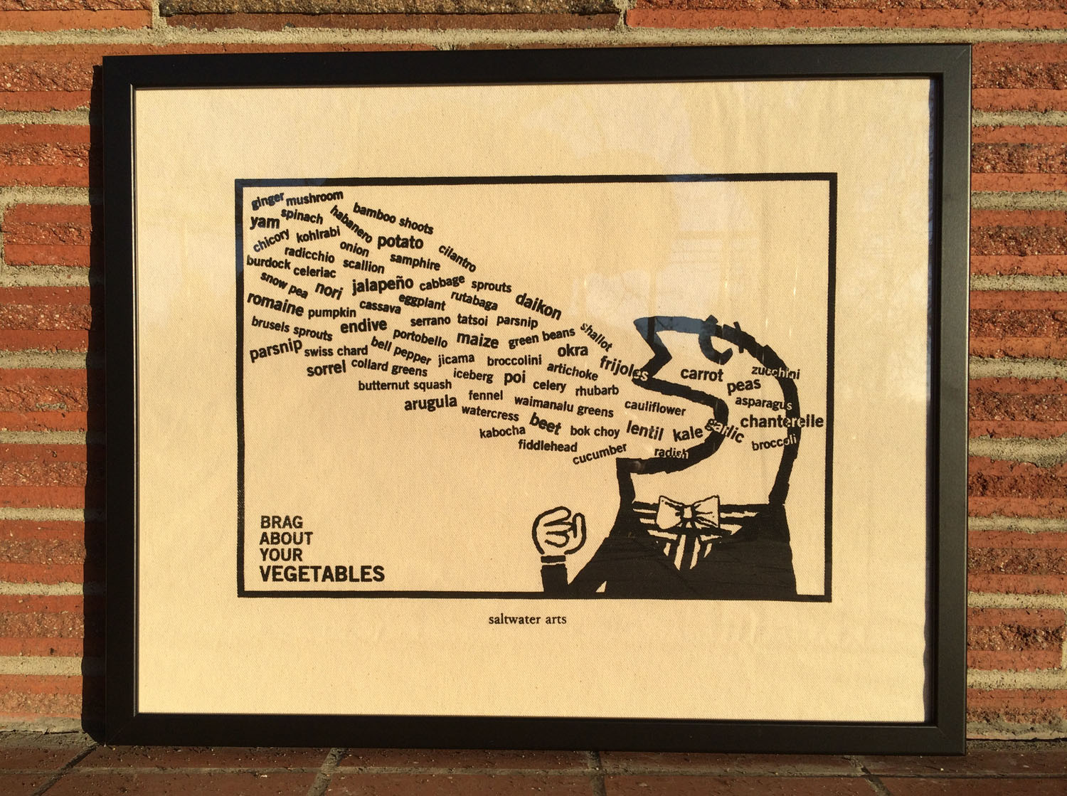 Brag About Your Vegetables - Canvas Print