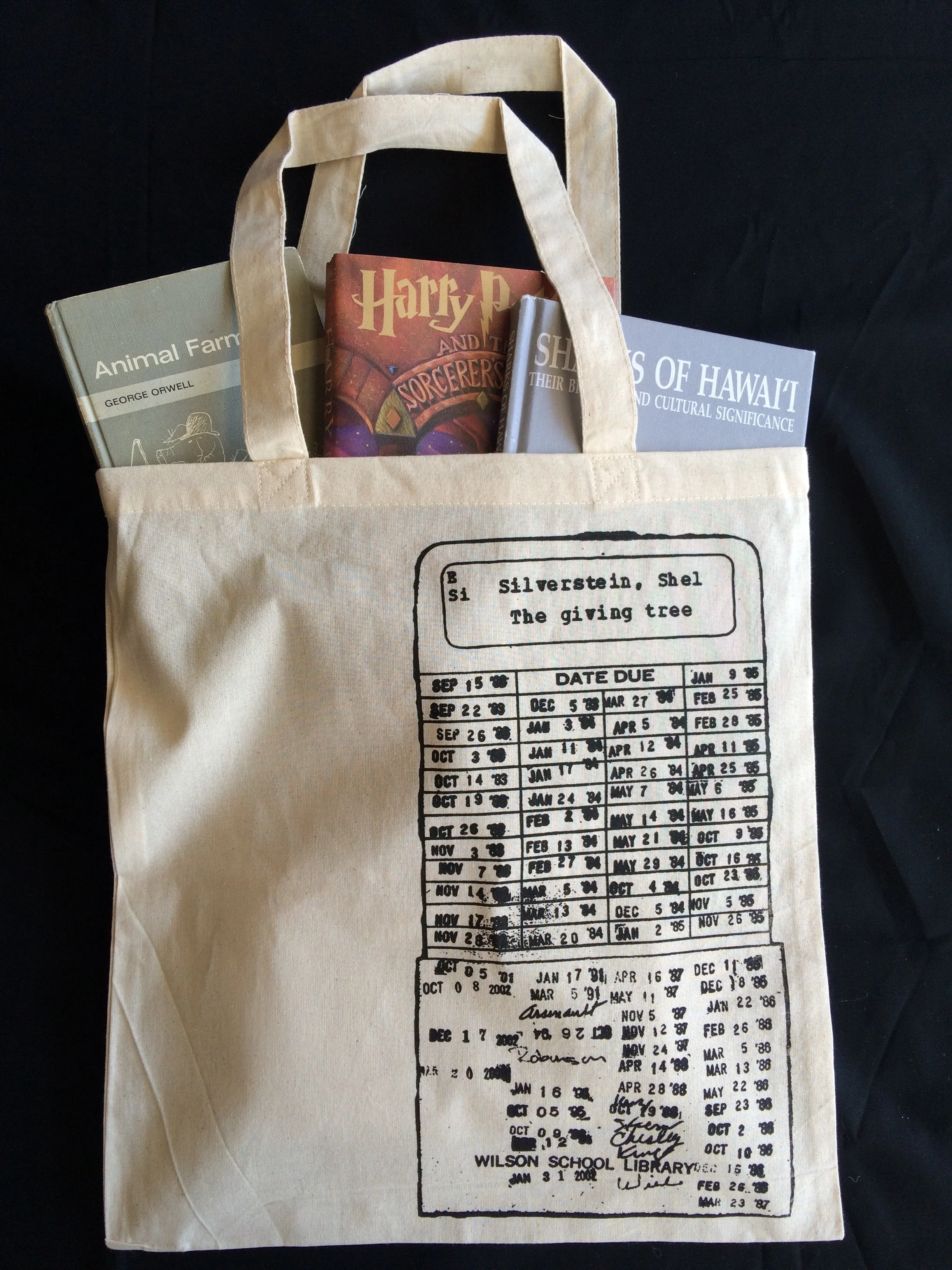 The Giving Tree Library Card - Book Bag