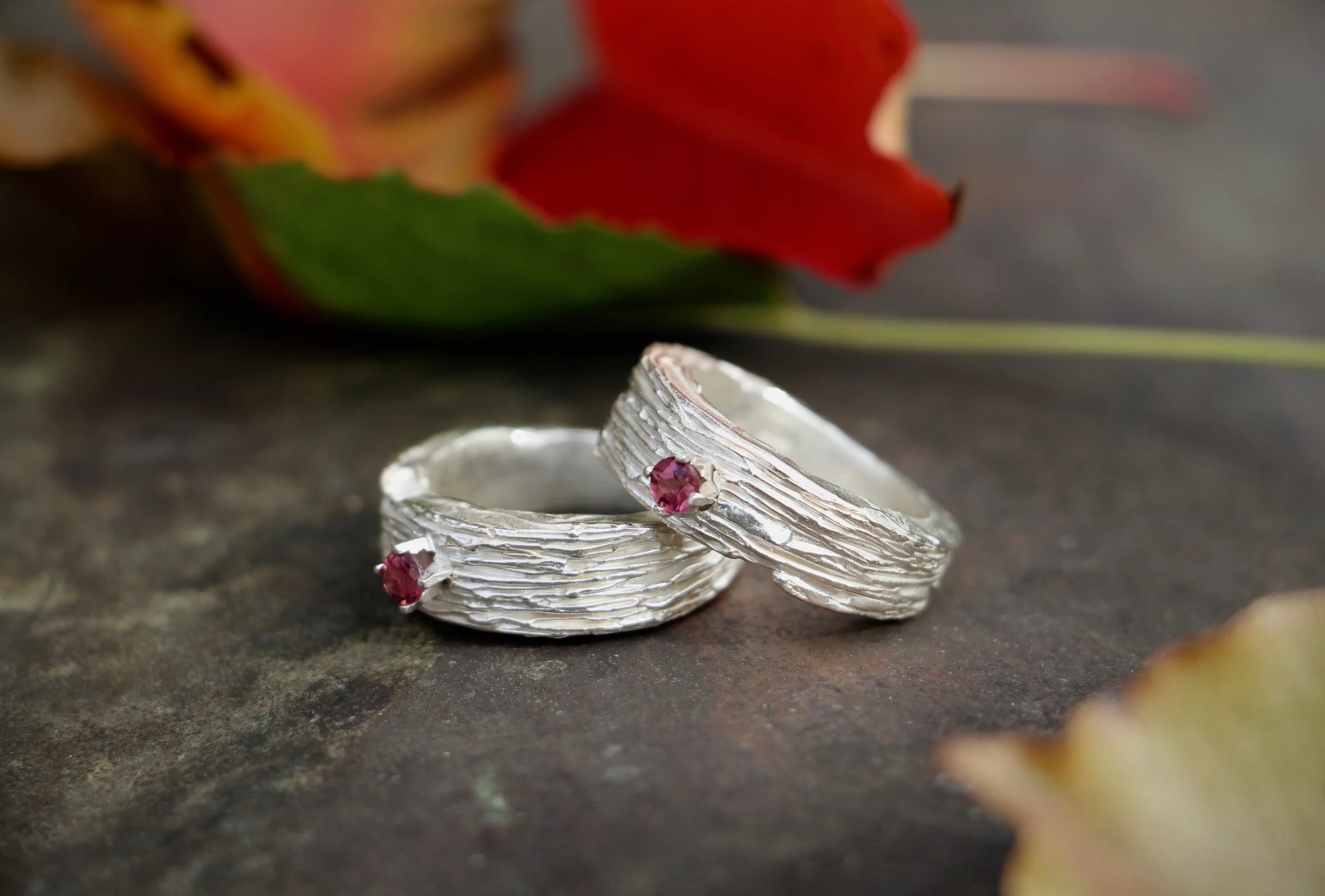 Silver & Tourmaline