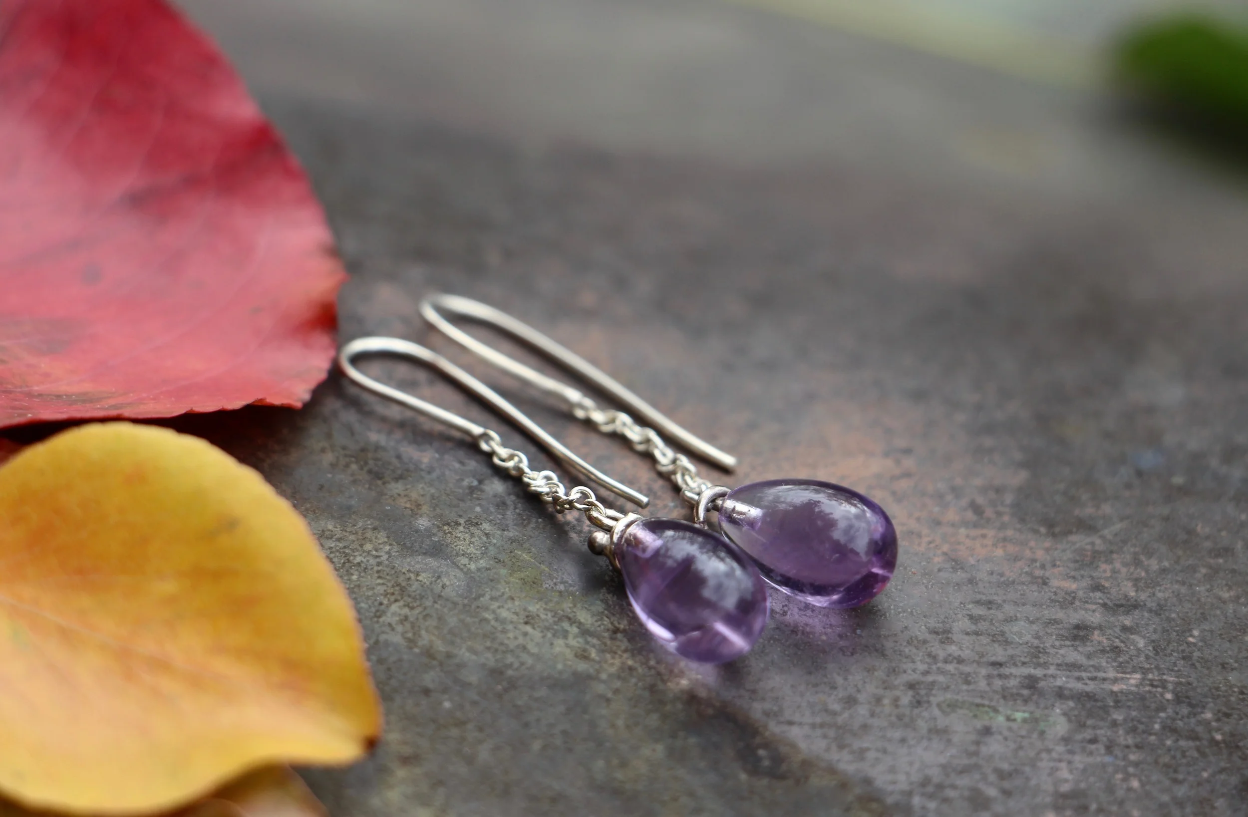 White Gold & Amethyst