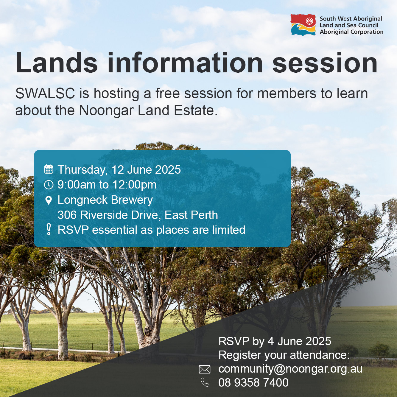 Lands information session — South West Aboriginal Land and Sea Council