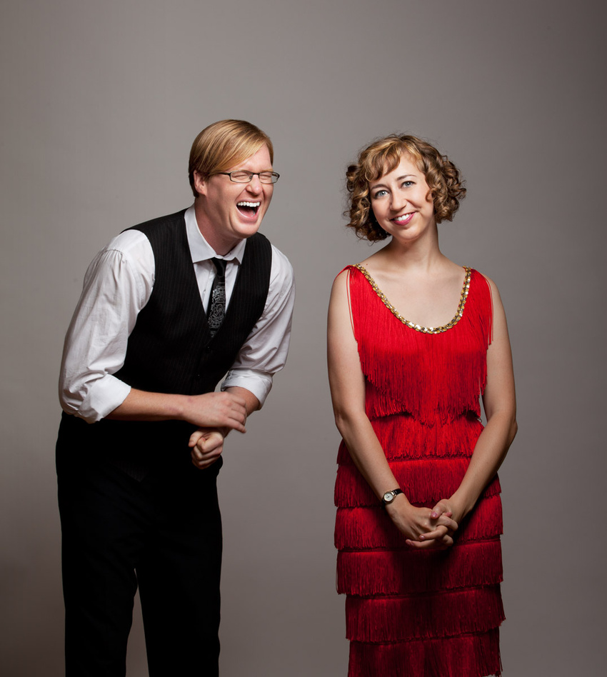 Kurt Braunohler and Kristen Schaal