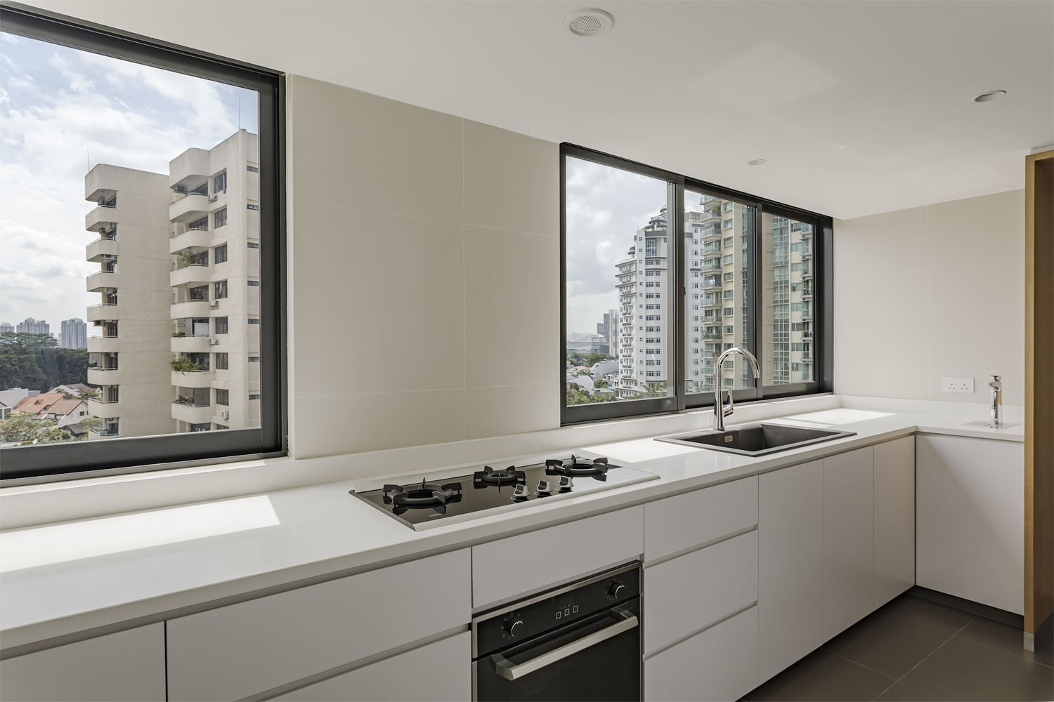 Bright kitchen at Pandan Valley Condominium