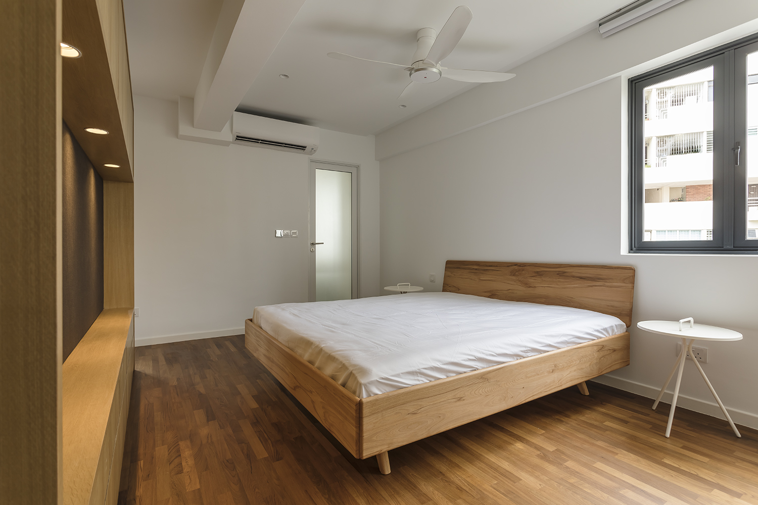 Master bedroomKitchen counter provides visual continuity to dining room at Pandan Valley Condominium