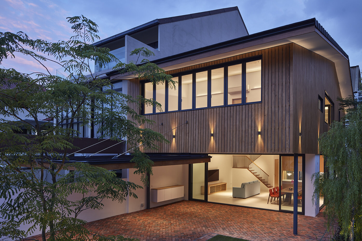 House at Sembawang in blue hour