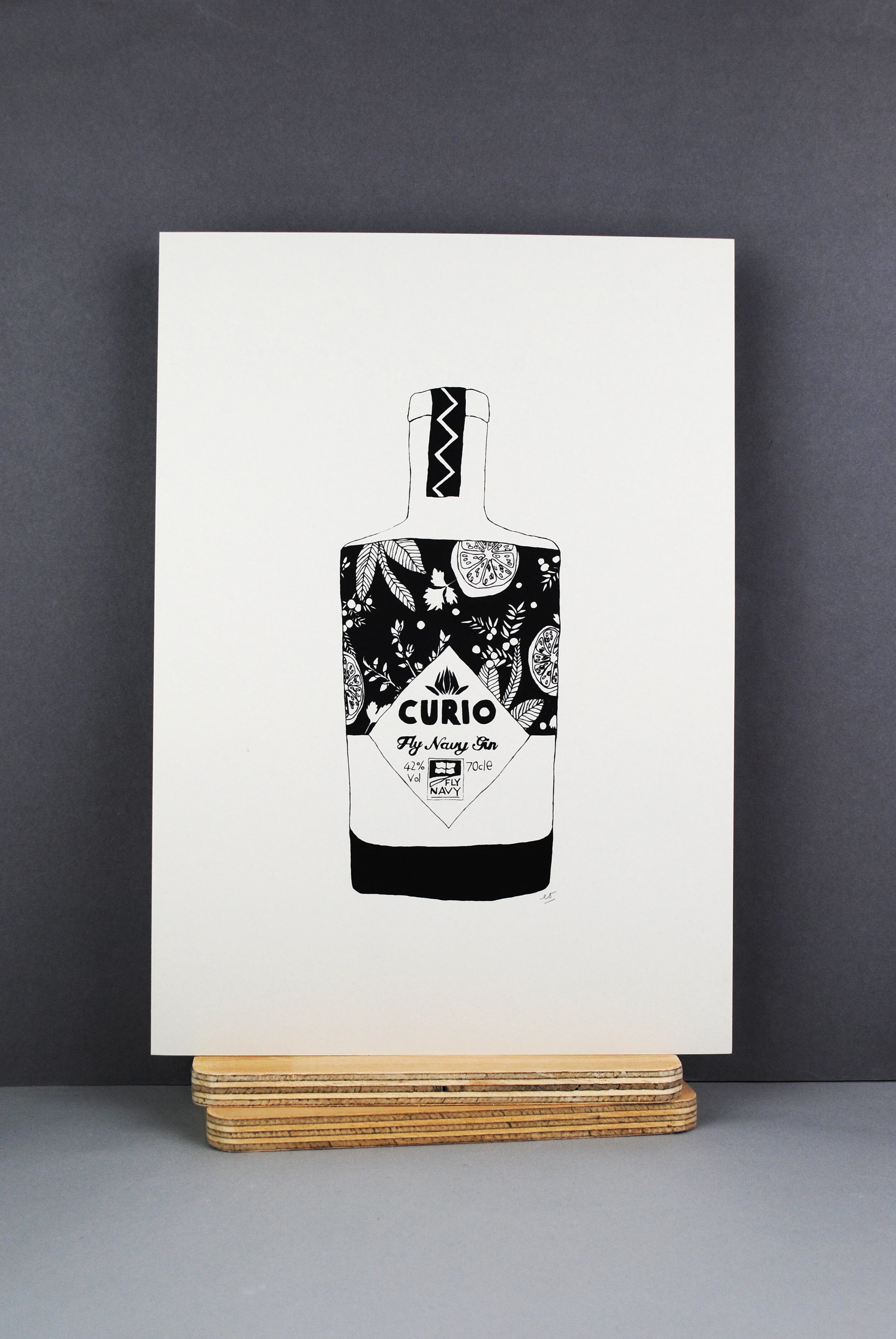 Curio Screen Print