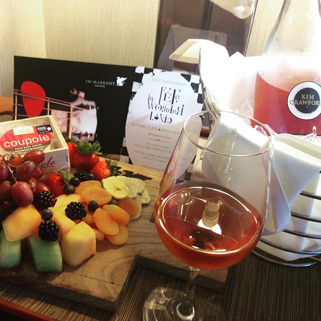 Awwwww..thank you to my rock stars at #jwmarriottatx ! You sure know how to make a party planner blush (and fuel up for the next 31 hours)! Cheers to another fabulous F&ecirc;te together.  See you down the rabbit hole...
.
.
.
.
.
#balletaustin
#fete