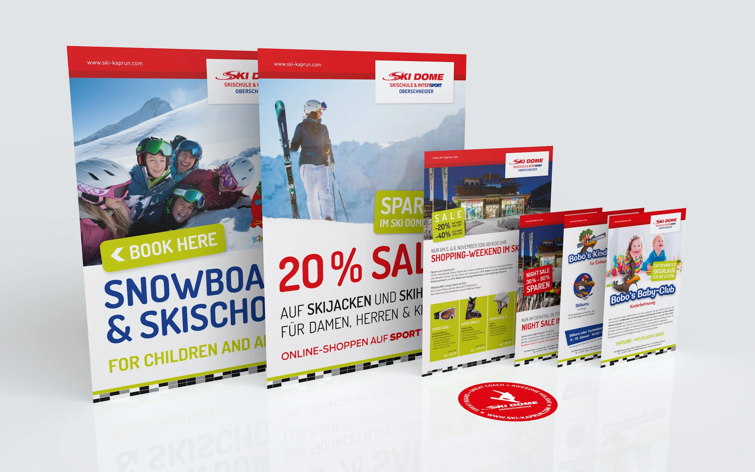 Poster, Inserate, Flyer & Sticker