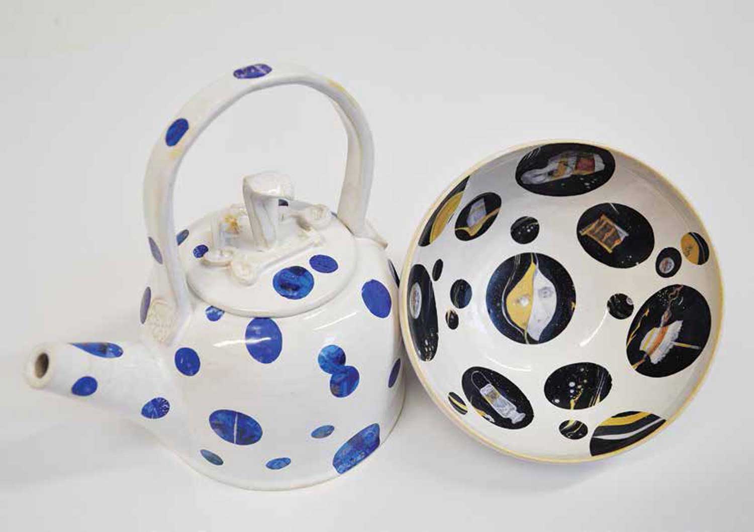 Gormenghast teapot and bowl