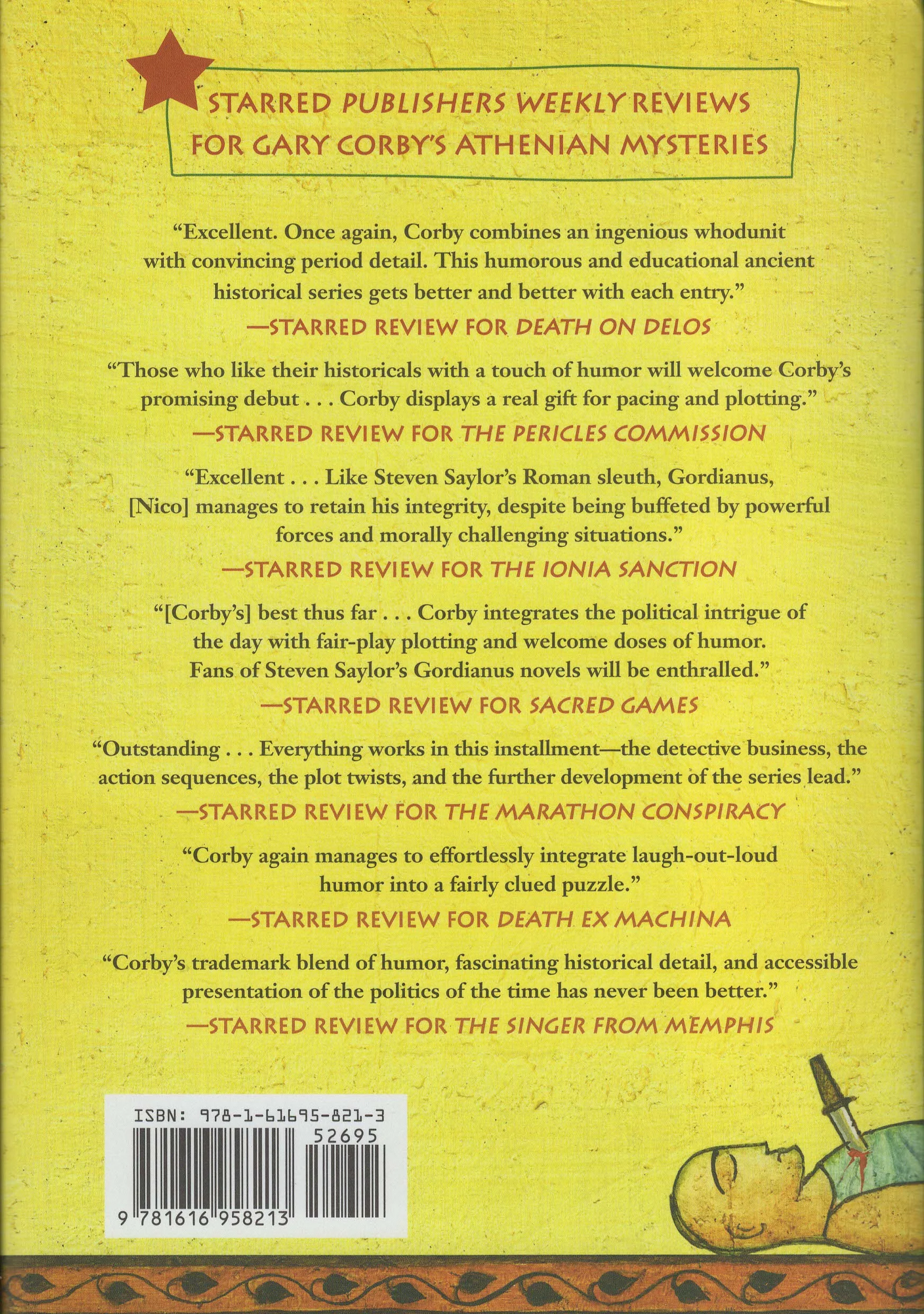 Death On Delos: the back cover story