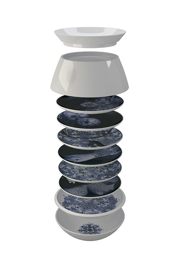 Faux Samblants / set of bowls / melamine bowls / stylish bowls / stylish plates