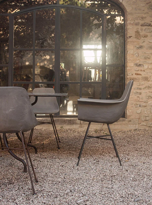 concrete / hauteville / armchair high