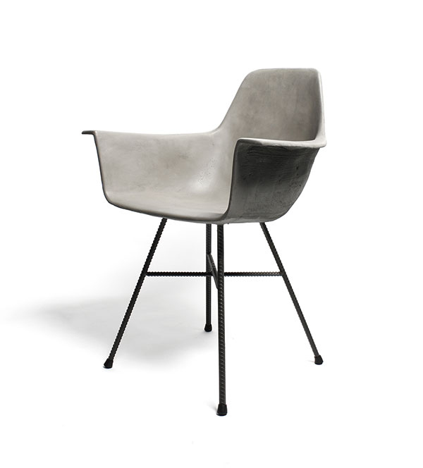concrete / hauteville / armchair high