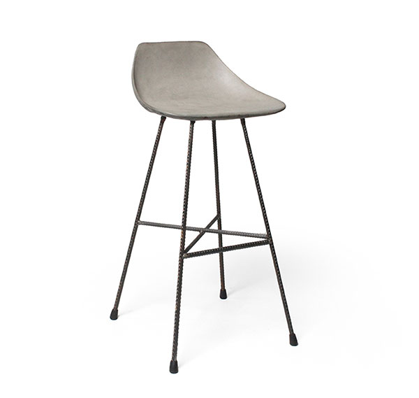 concrete / hauteville / counter chair