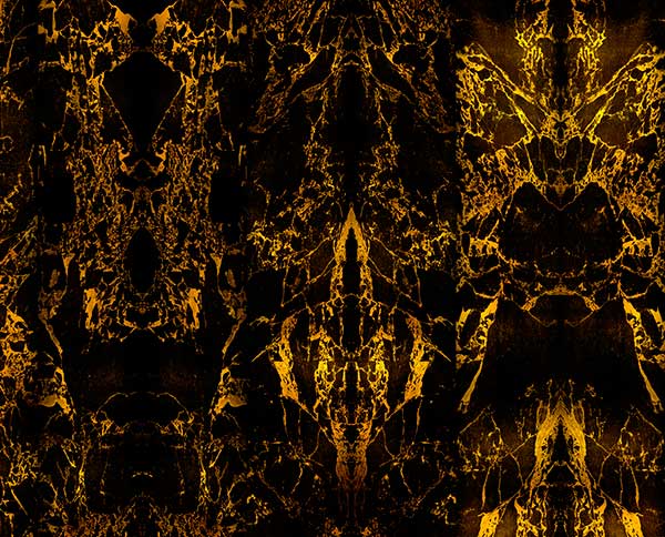 blackmetallicmarble / mirrored/ wallpaper / pietheineek